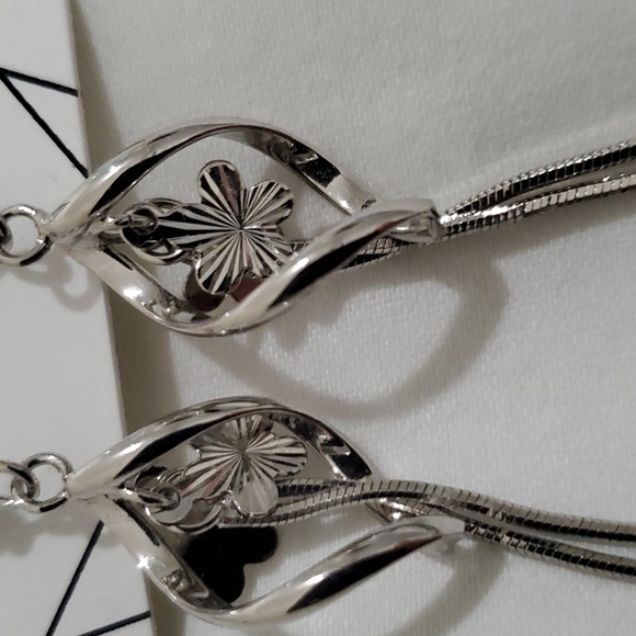 S925 Sterling Silver Women's Earrings - Picture 2 of 4